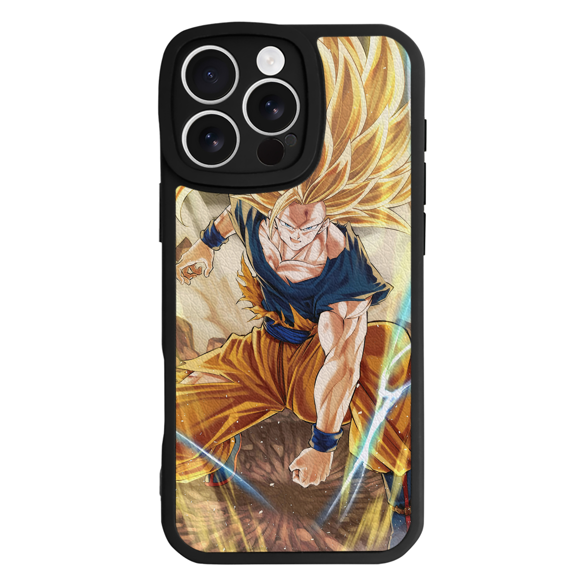 （画像用） ドラゴンボール DRAGON BALL 【iPhone 16シリーズ対応】シリコンスマホケース（レザー調） 材質：シリコン